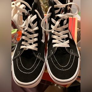 Size 10 women, 8.5 men-SK8-HI vans